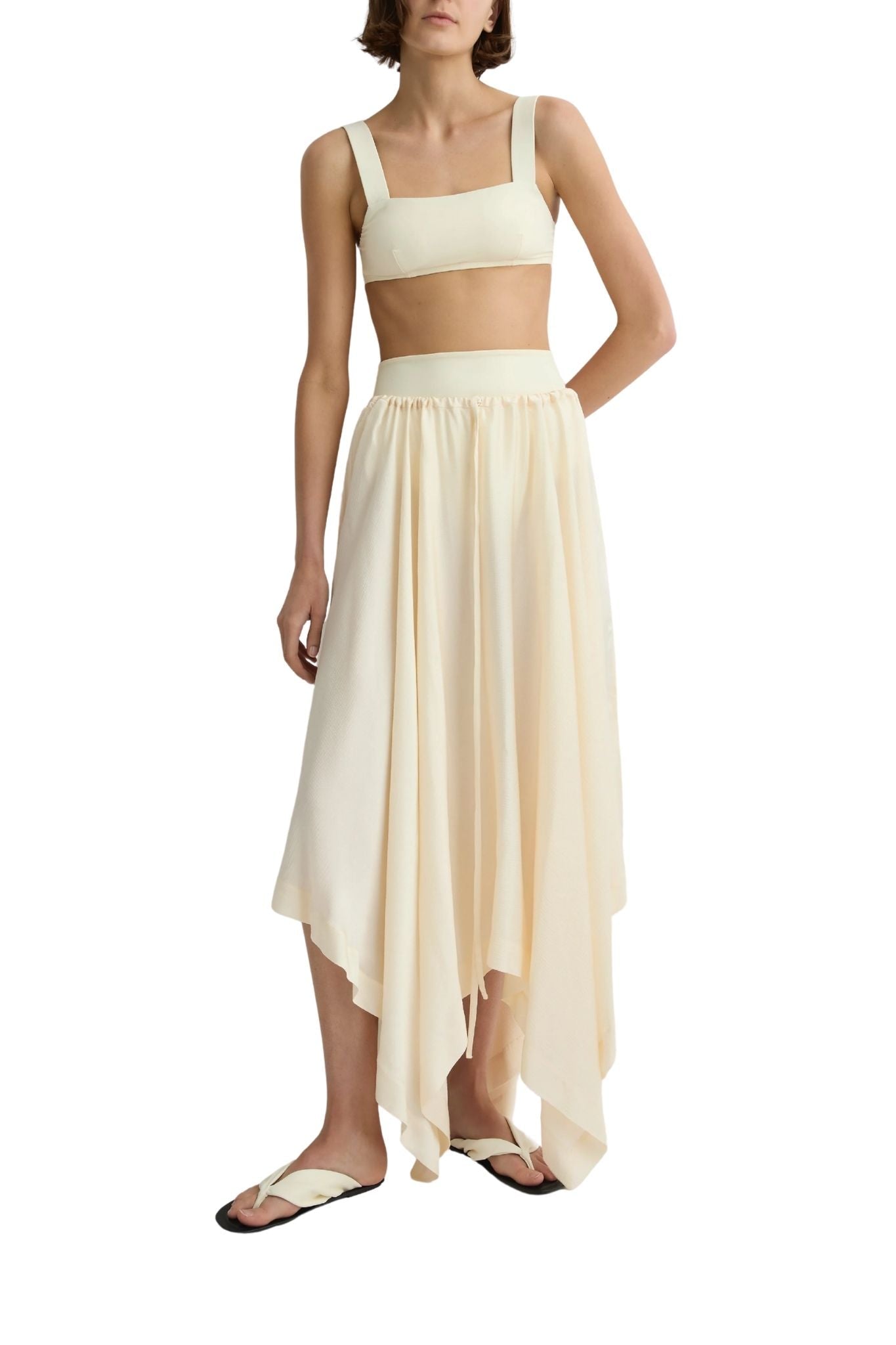 Bondi Born Ardea Square Long Skirt - Vermillion