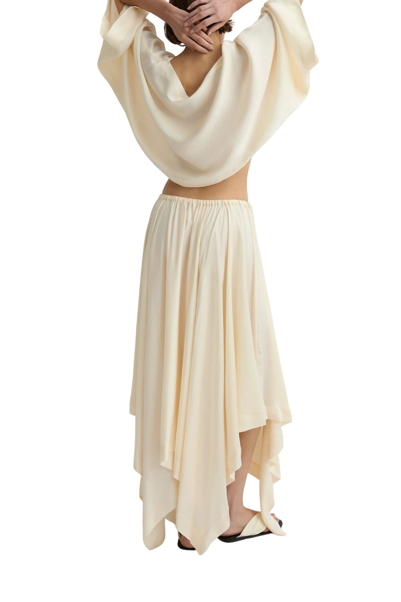 Bondi Born Ardea Square Long Skirt - Vermillion