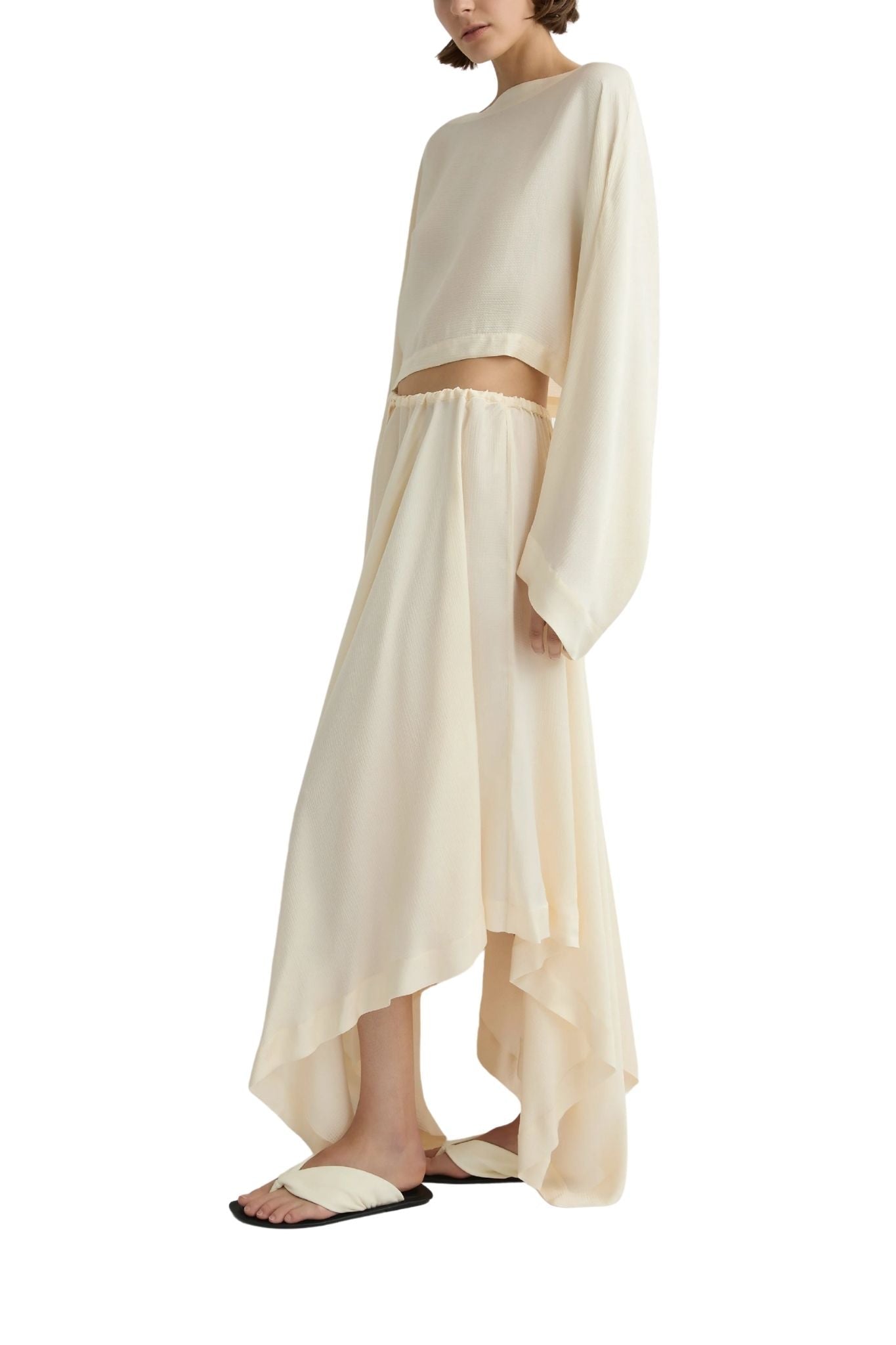 Bondi Born Ardea Square Long Skirt - Vermillion