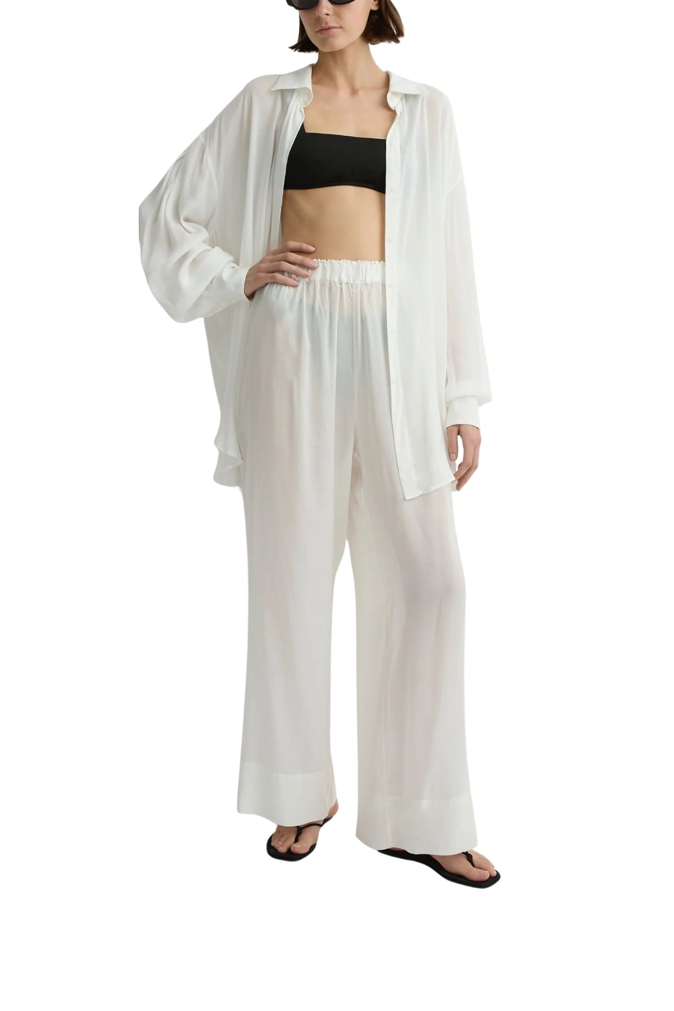 Bondi Born Cremona Sheer Pant - Vermillion