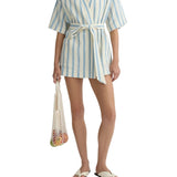 Bondi Born Finn Wrap Tunic - Vermillion