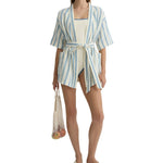 Bondi Born Finn Wrap Tunic - Vermillion