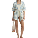 Bondi Born Finn Wrap Tunic - Vermillion