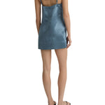 Bondi Born Kobe Mini Slip Dress - Vermillion