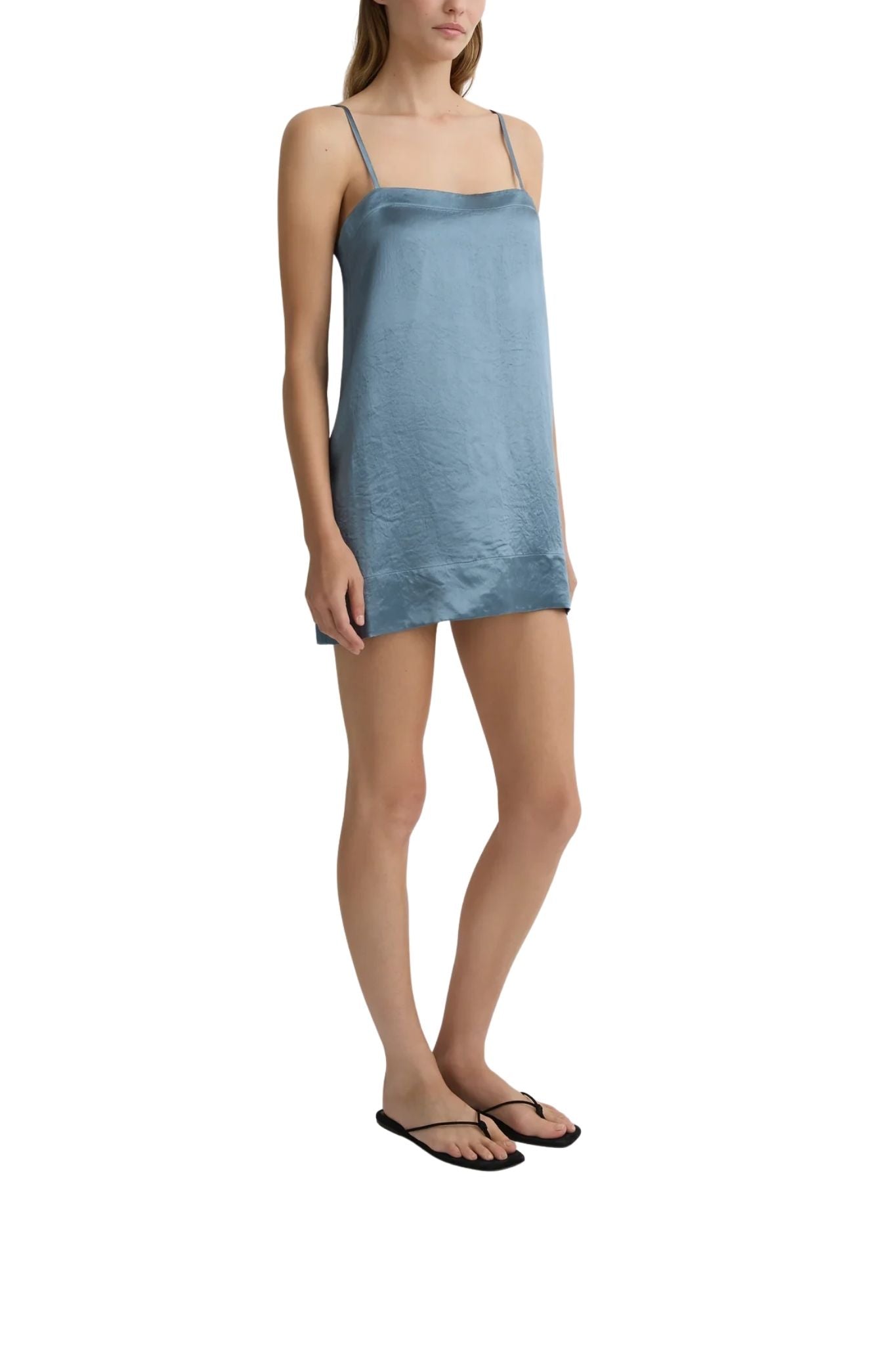 Bondi Born Kobe Mini Slip Dress - Vermillion