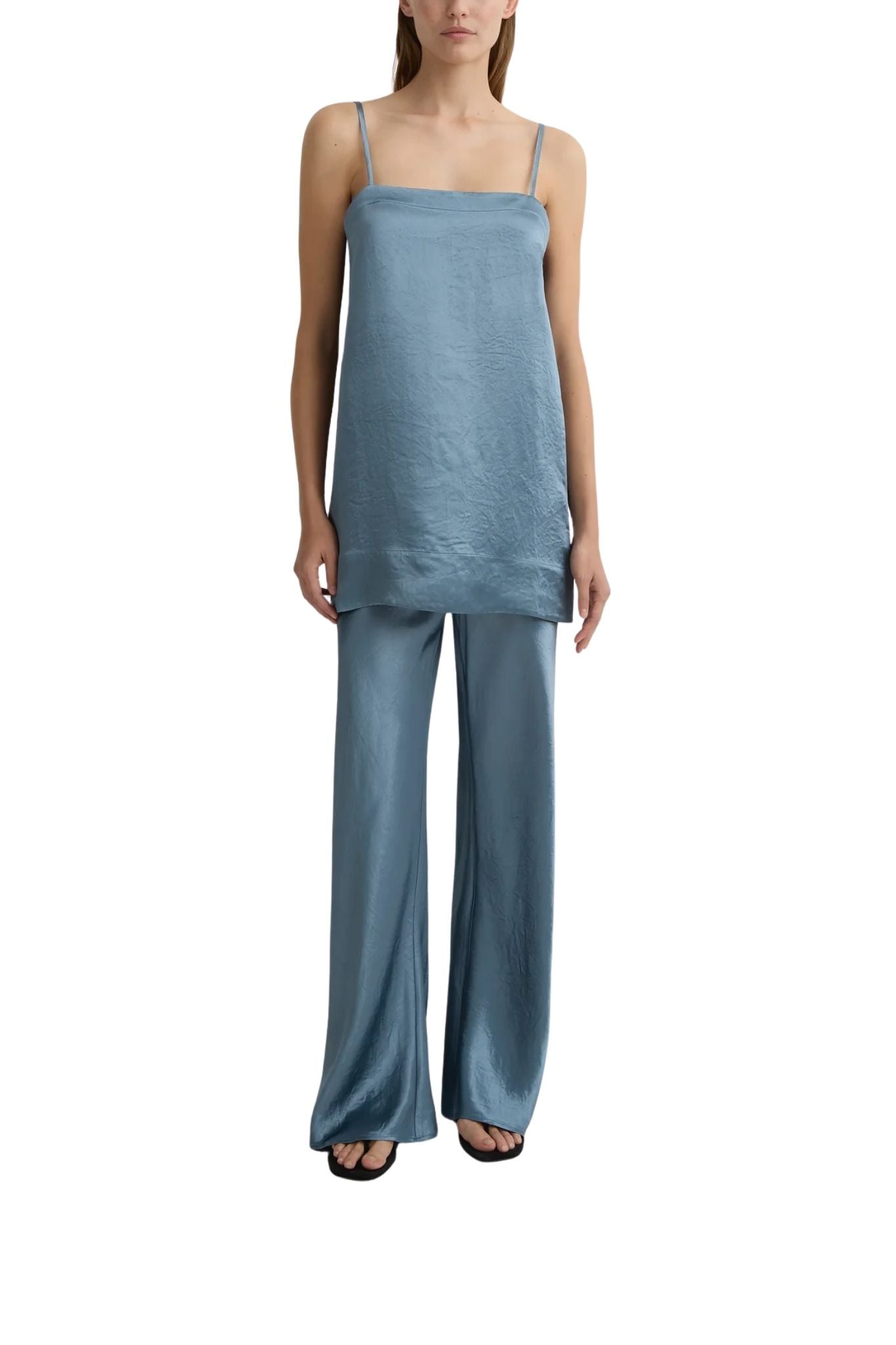 Bondi Born Kobe Mini Slip Dress - Vermillion