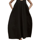 Bondi Born Kyoto Cocoon Dress - Vermillion