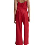 Bondi Born Marfa Silk Wide Leg Pant - Vermillion