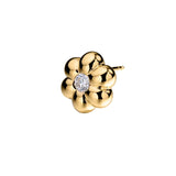 Boochier Diamond Flower Puff Studs - Vermillion