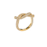 Boochier Diamond Ties Ring - Vermillion