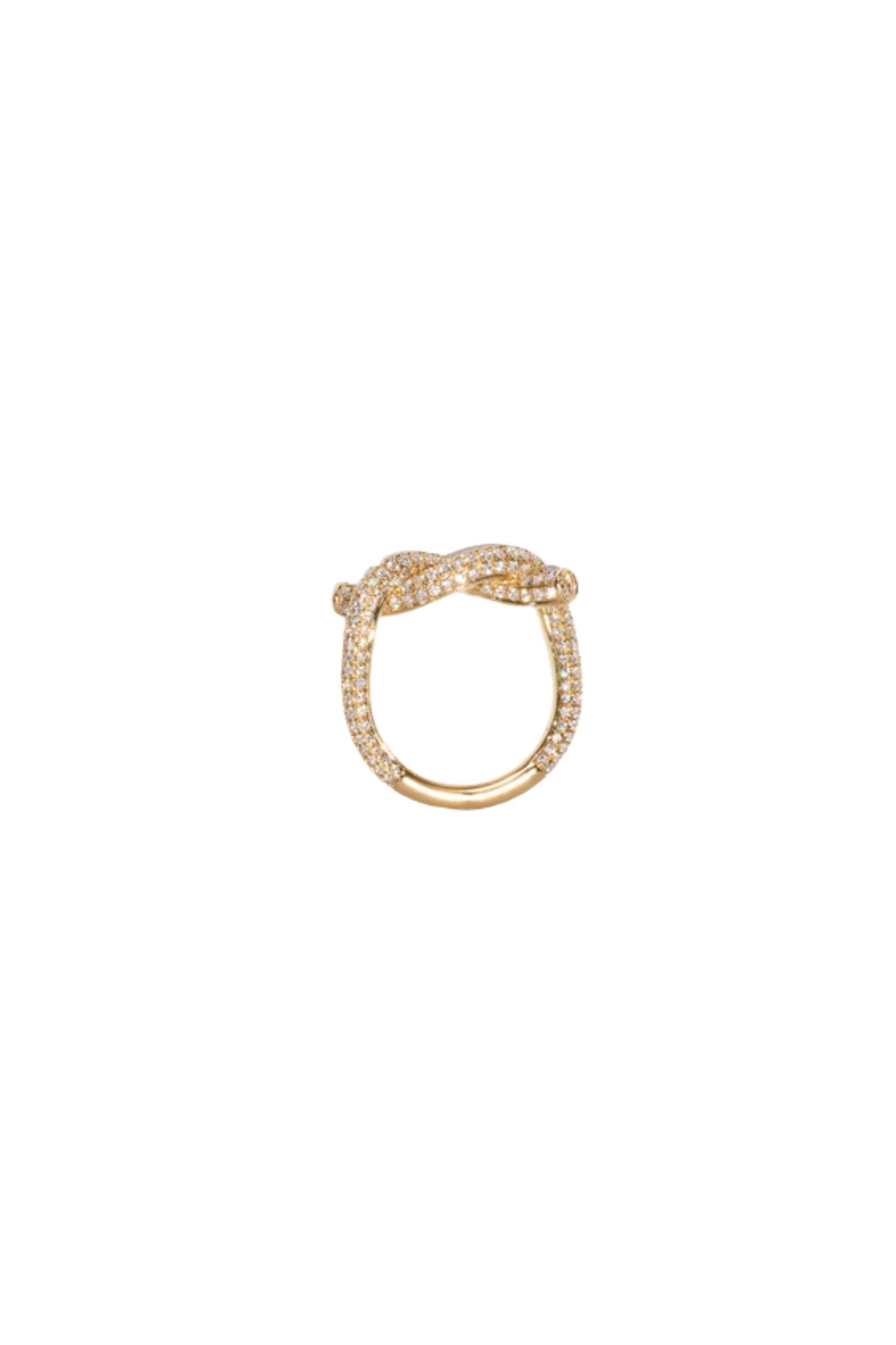 Boochier Diamond Ties Ring - Vermillion