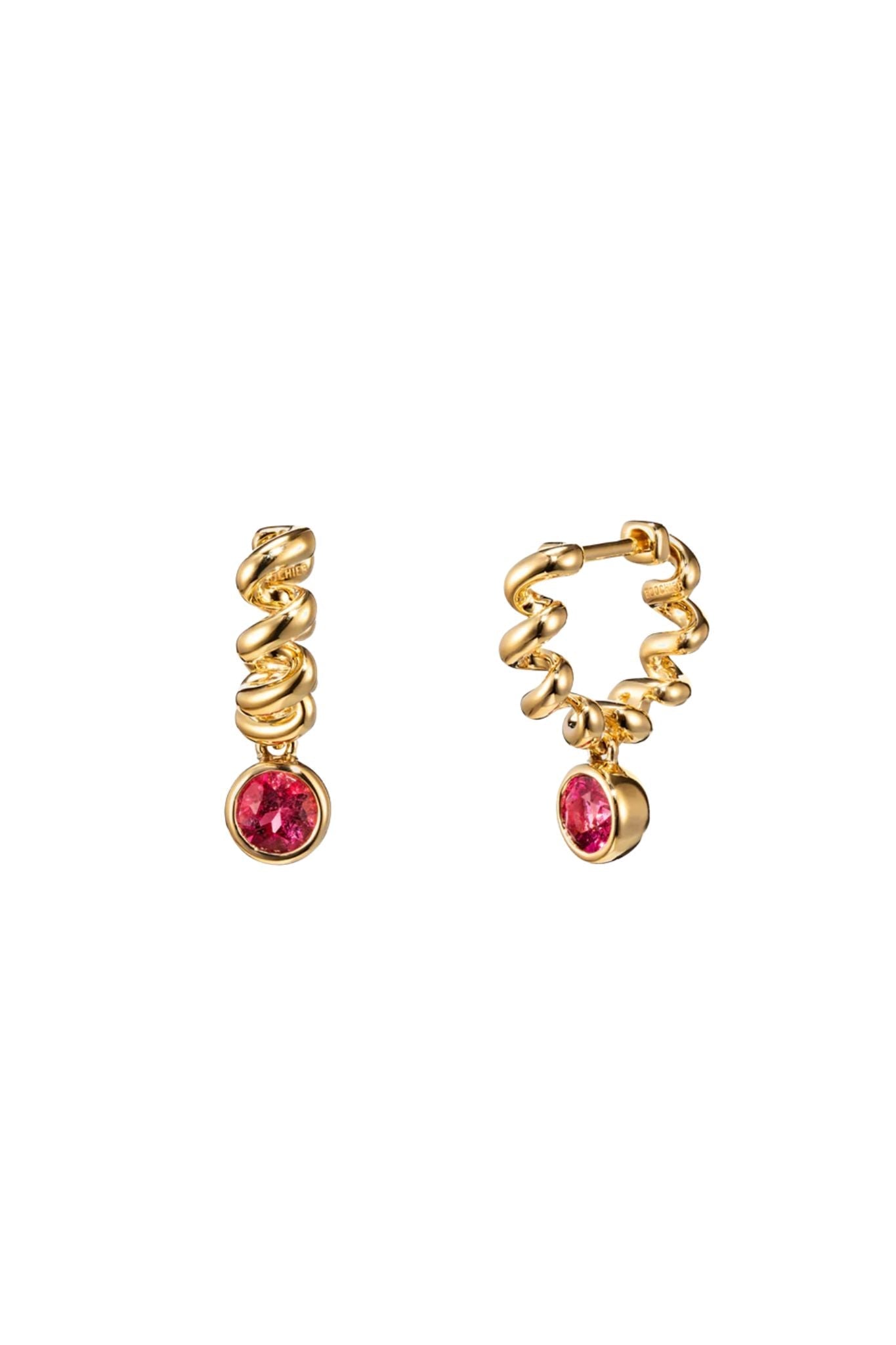 Boochier Slinkee Drop Earrings - Vermillion
