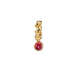 Boochier Slinkee Drop Earrings - Vermillion