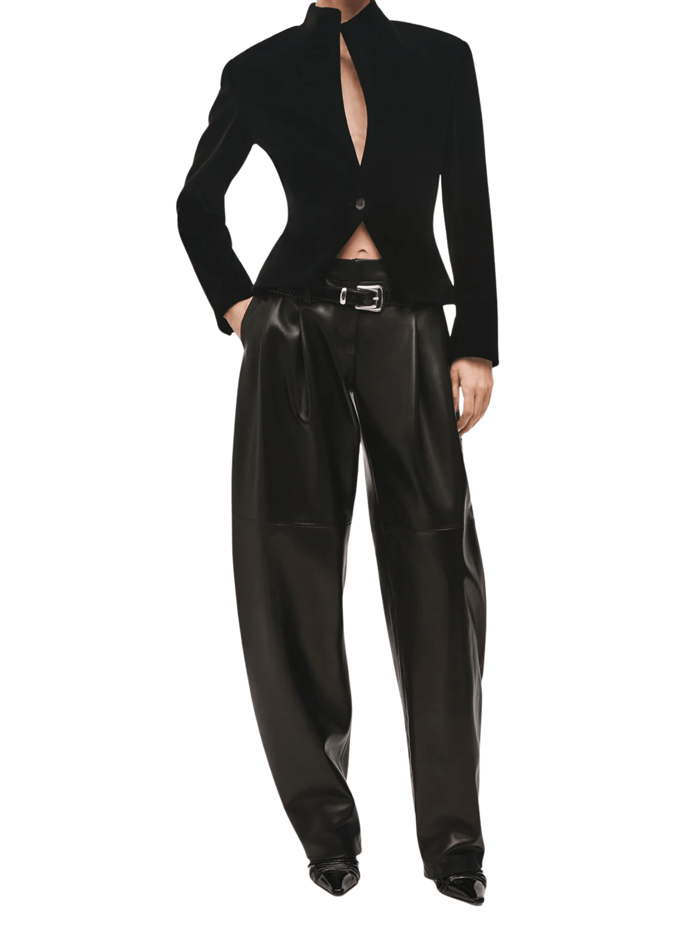 Brandon Maxwell Alora Jacket - Vermillion