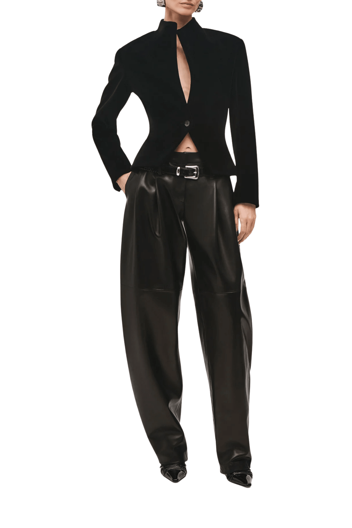 Brandon Maxwell Alora Jacket - Vermillion