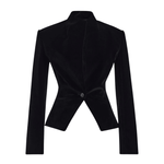 Brandon Maxwell Alora Jacket - Vermillion