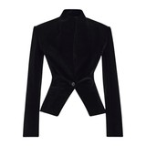 Brandon Maxwell Alora Jacket - Vermillion
