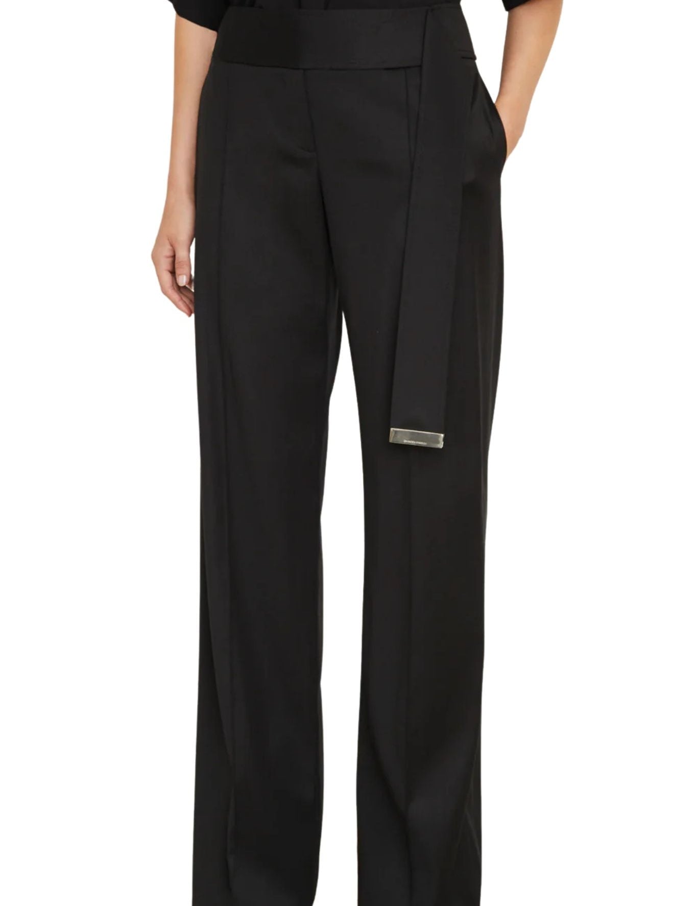 Brandon Maxwell Ashton Relaxed Fit Pant - Vermillion