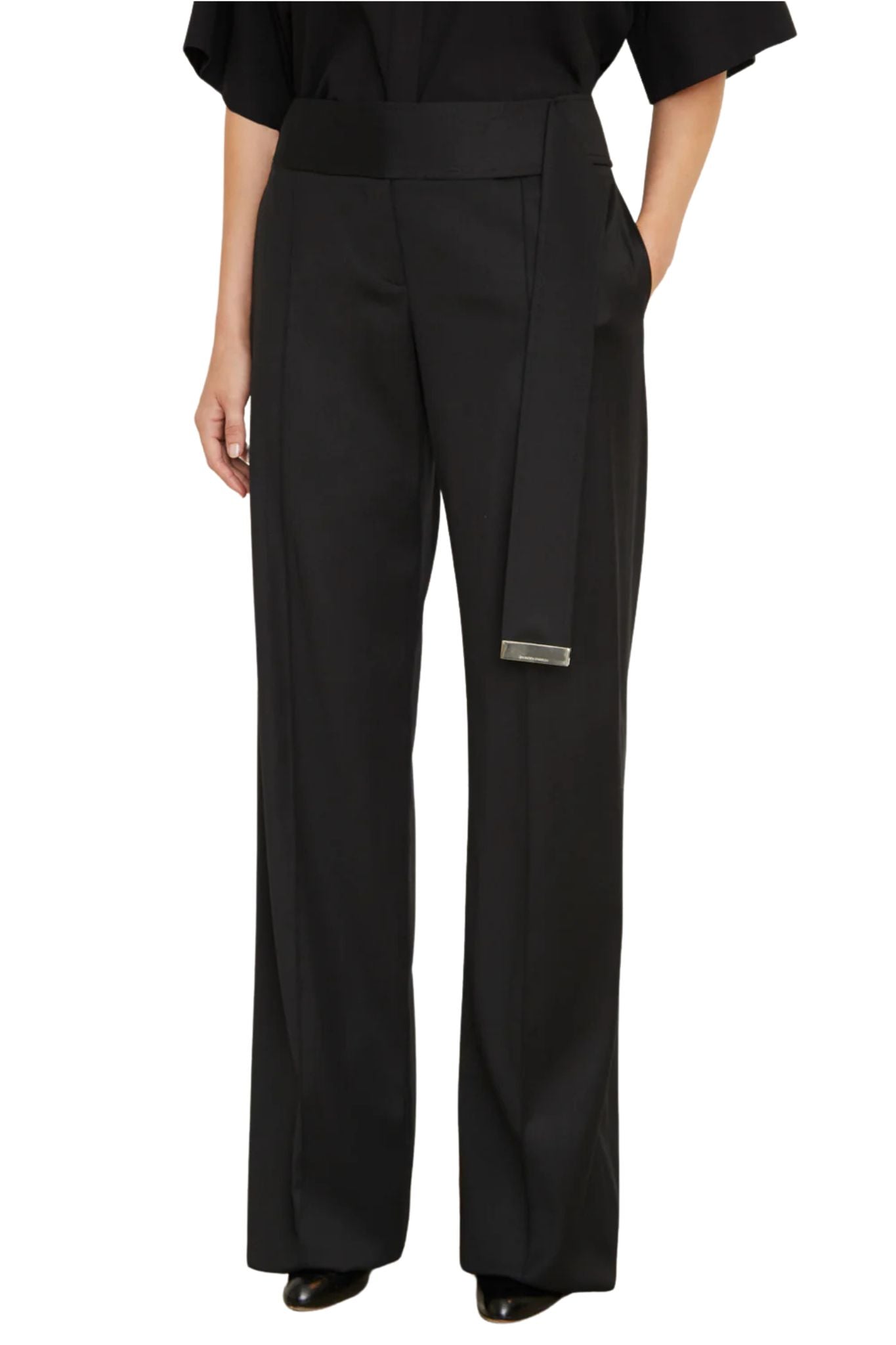 Brandon Maxwell Ashton Relaxed Fit Pant - Vermillion