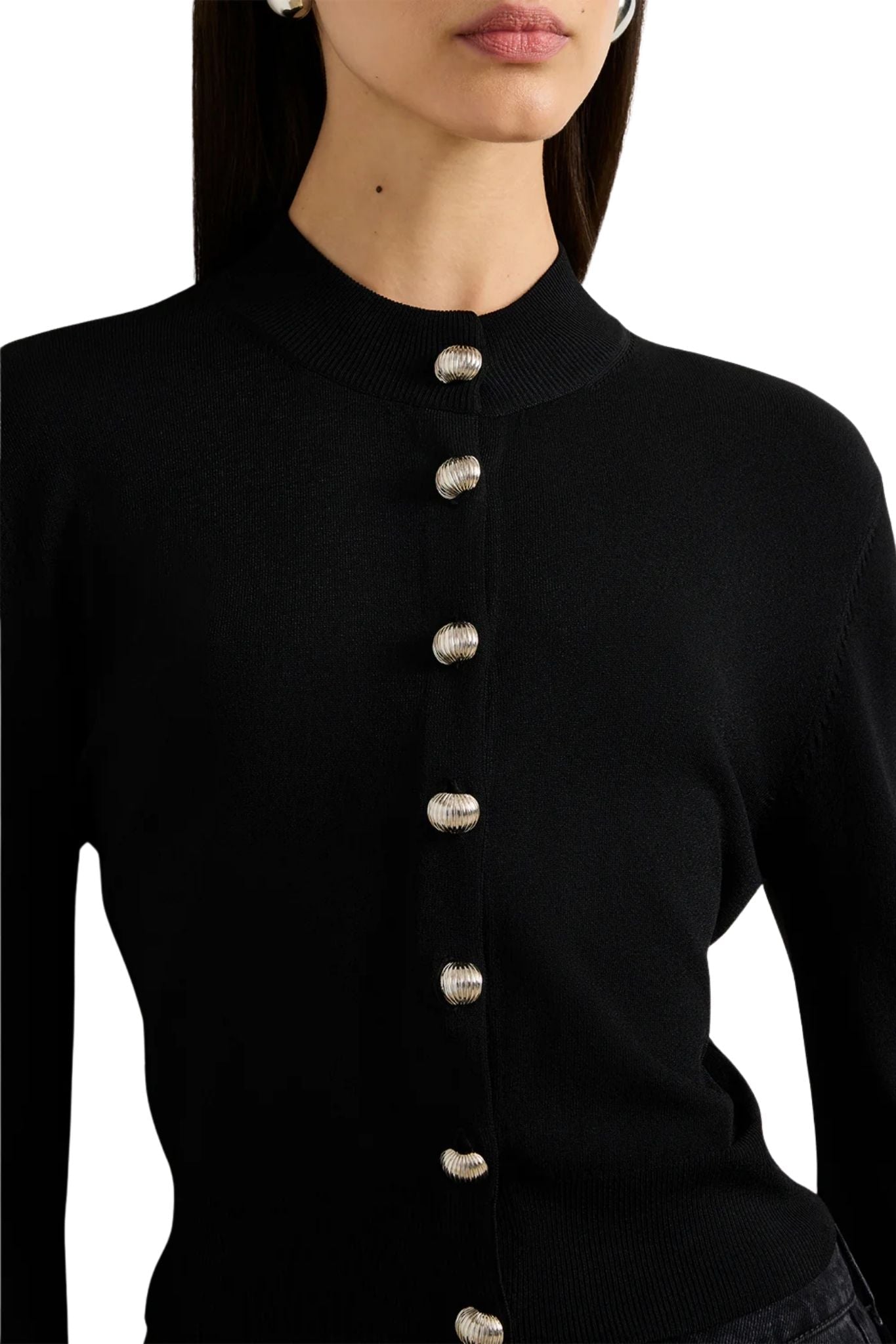 Brandon Maxwell Aubrey Cardigan - Vermillion