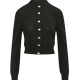 Brandon Maxwell Aubrey Cardigan - Vermillion