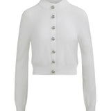 Brandon Maxwell Aubrey Cardigan - Vermillion