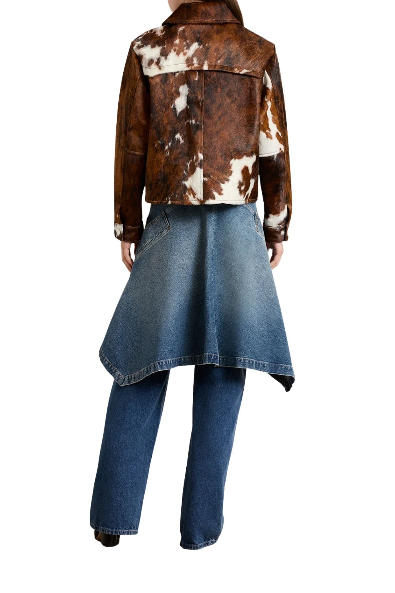 Brandon Maxwell Blaine Collared Jacket - Vermillion