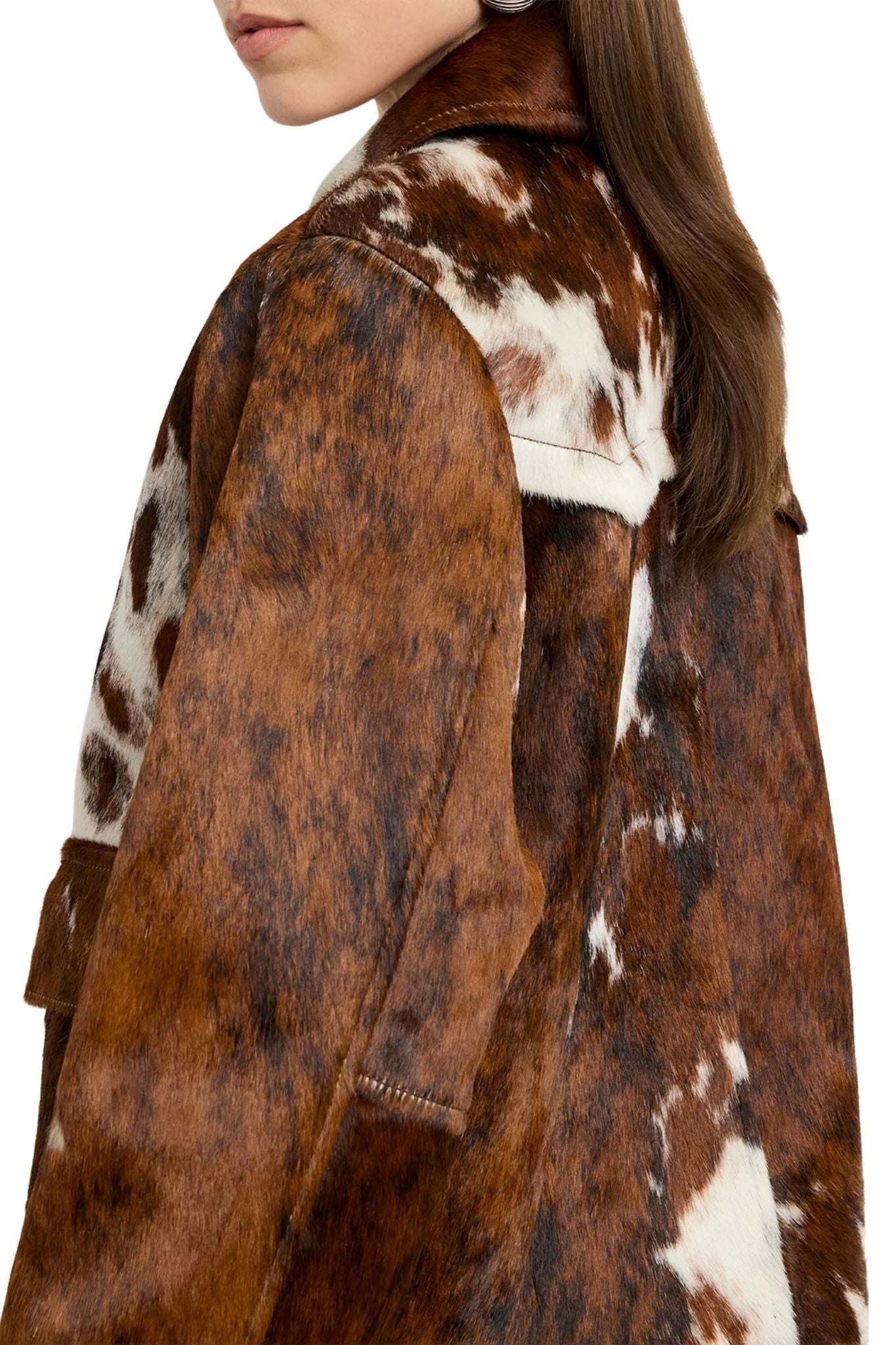 Brandon Maxwell Blaine Collared Jacket - Vermillion