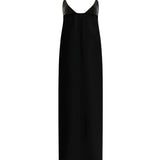 Brandon Maxwell Bridges Dress - Vermillion