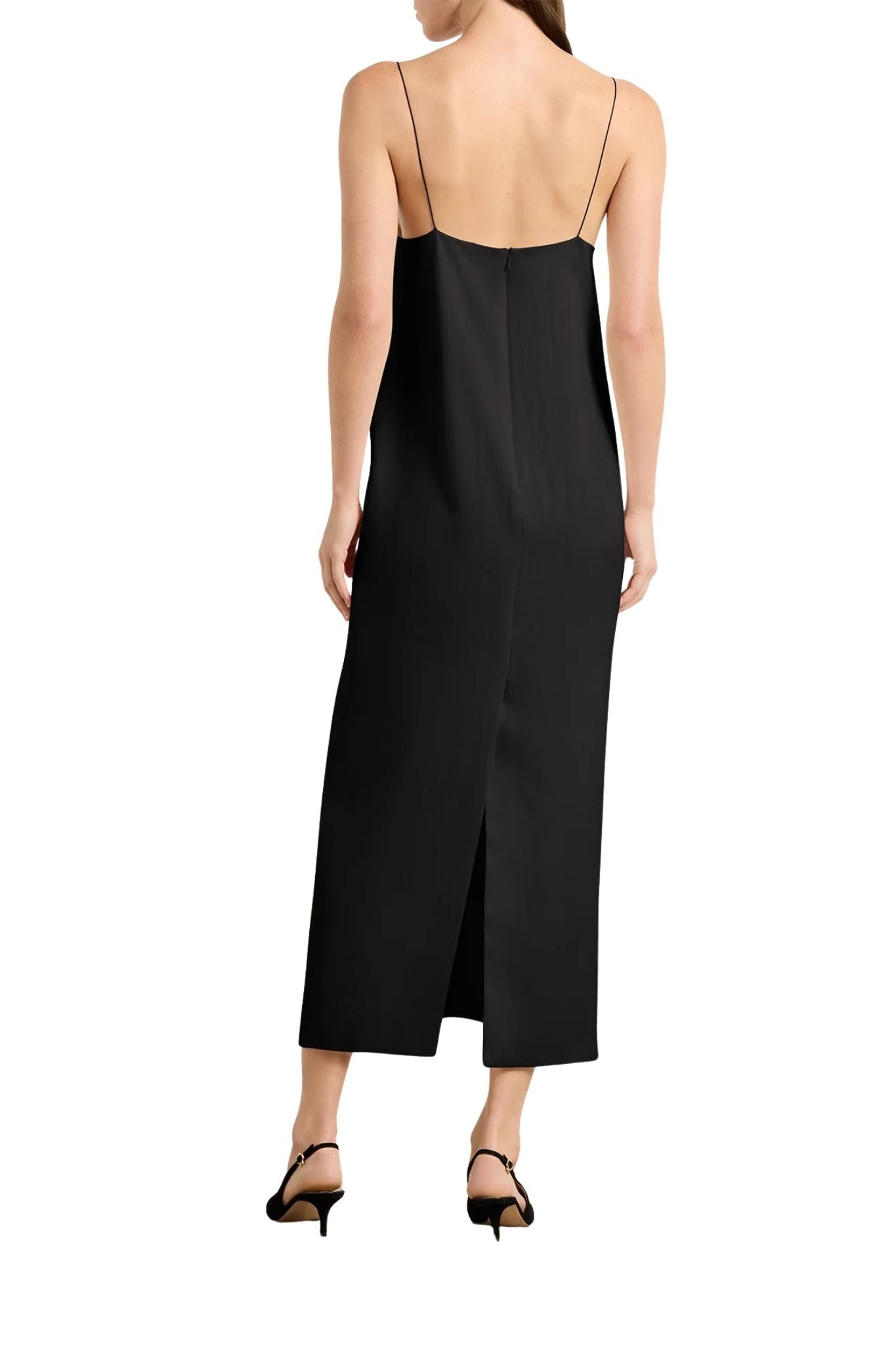 Brandon Maxwell Bridges Dress - Vermillion