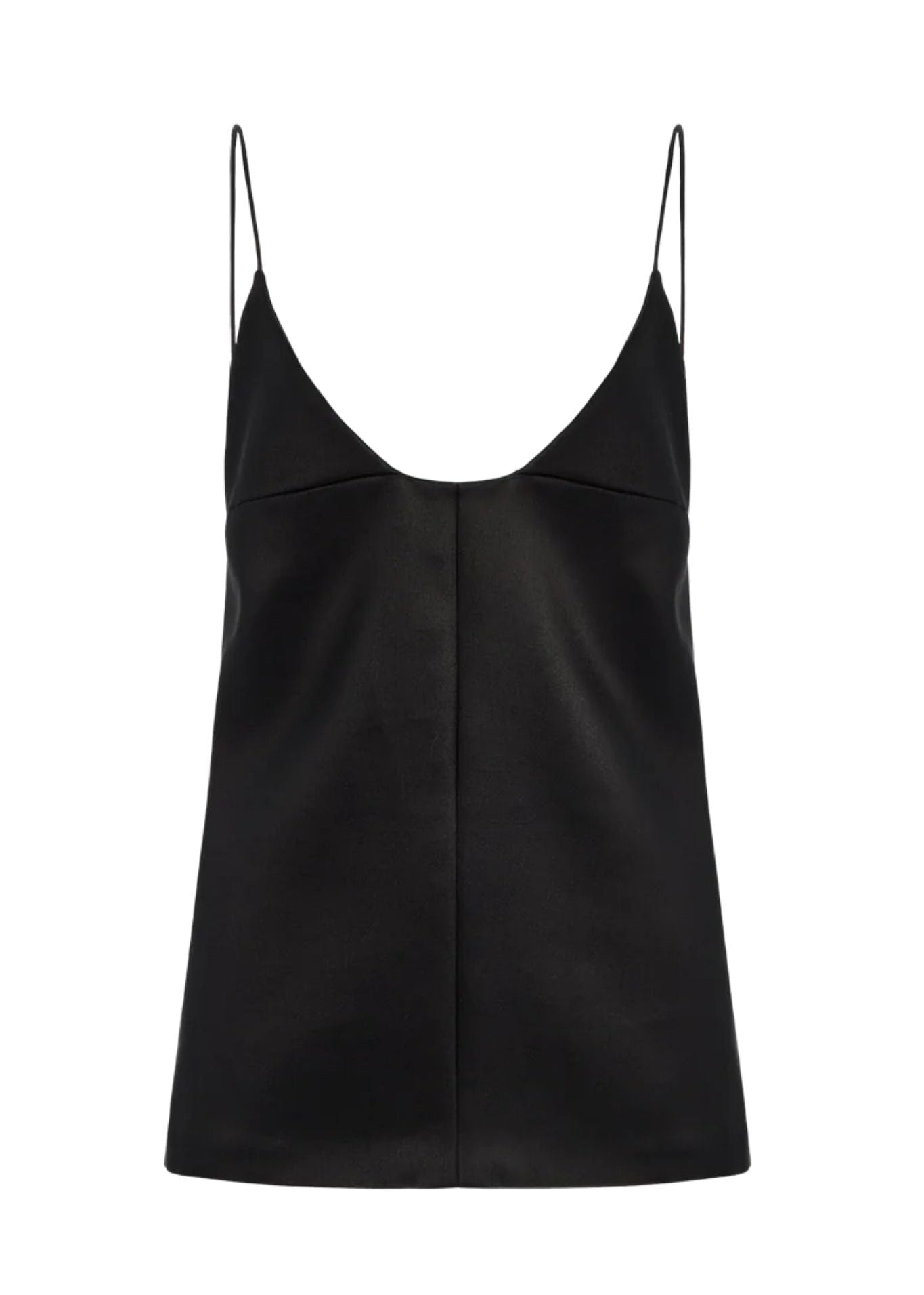Brandon Maxwell Bridges Tank - Vermillion