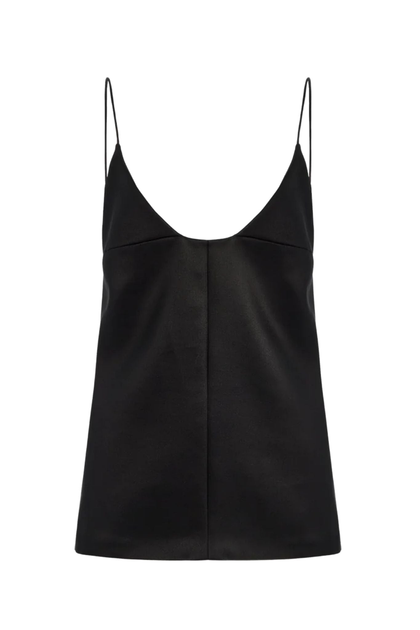 Brandon Maxwell Bridges Tank - Vermillion