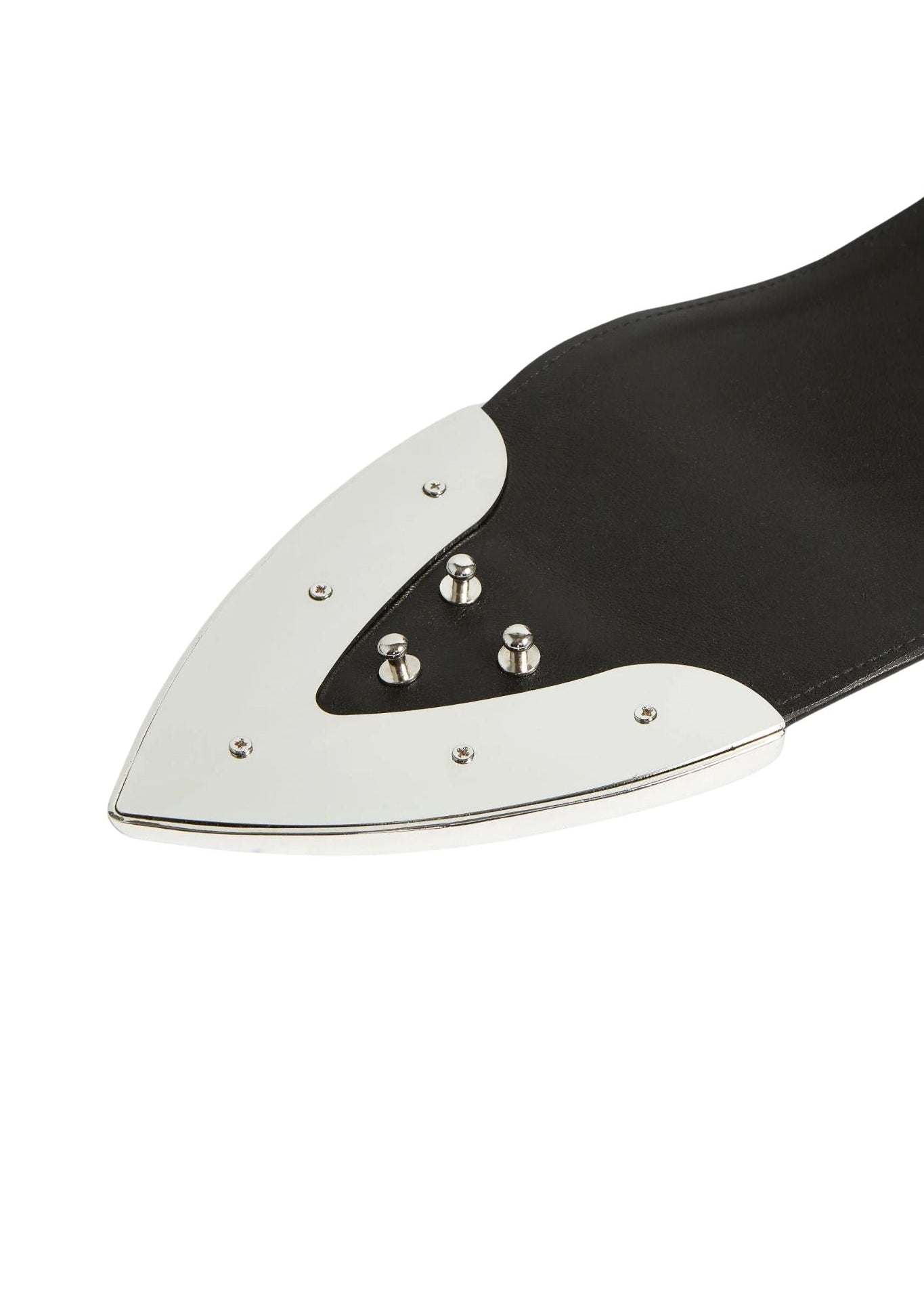 Brandon Maxwell Callahan Wide Belt - Vermillion