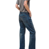 Brandon Maxwell Campbell 5 Pocket Jean w/ Spiral Seam - Vermillion