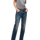 Brandon Maxwell Campbell 5 Pocket Jean w/ Spiral Seam - Vermillion