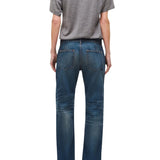 Brandon Maxwell Campbell 5 Pocket Jean w/ Spiral Seam - Vermillion