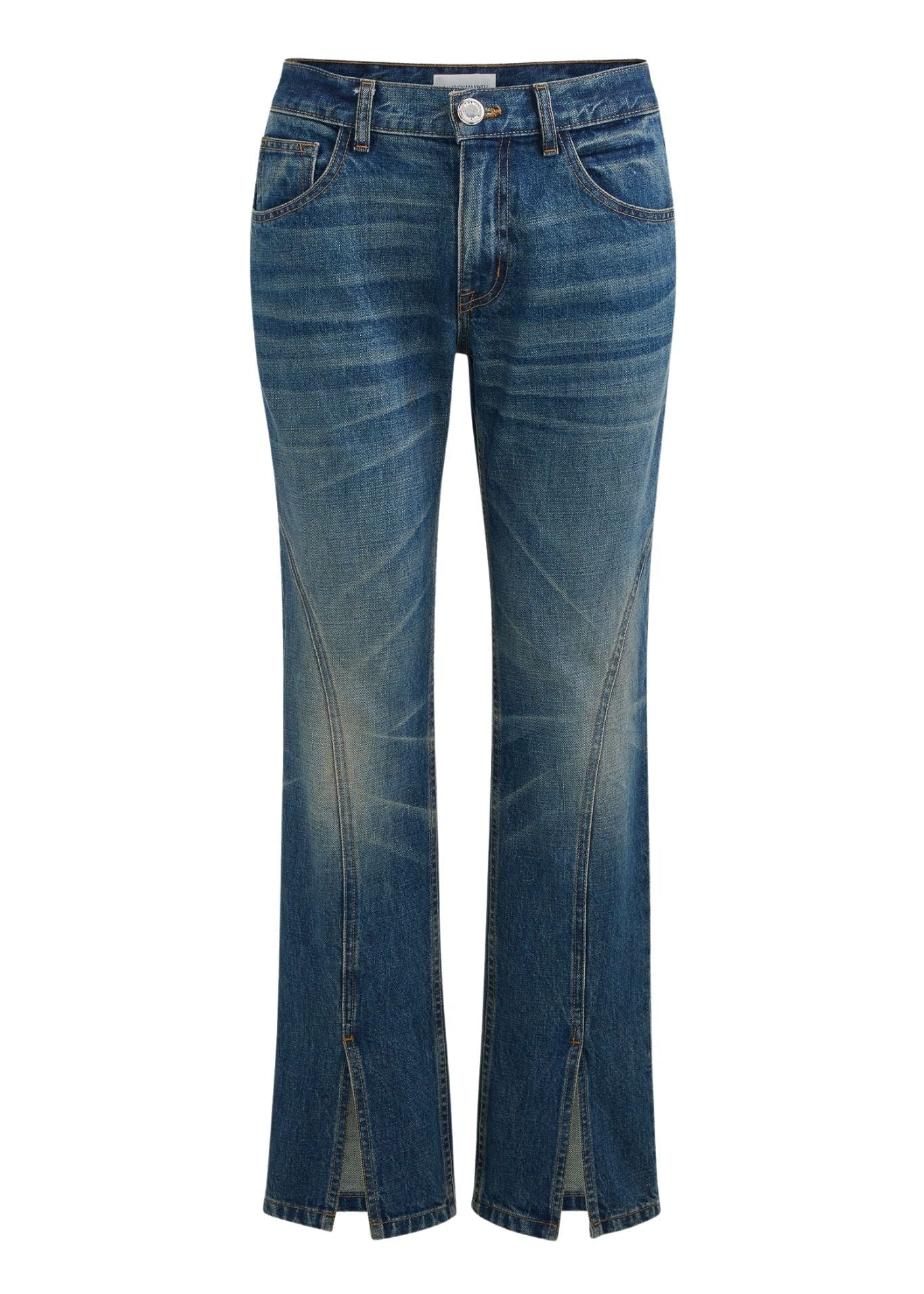 Brandon Maxwell Campbell 5 Pocket Jean w/ Spiral Seam - Vermillion