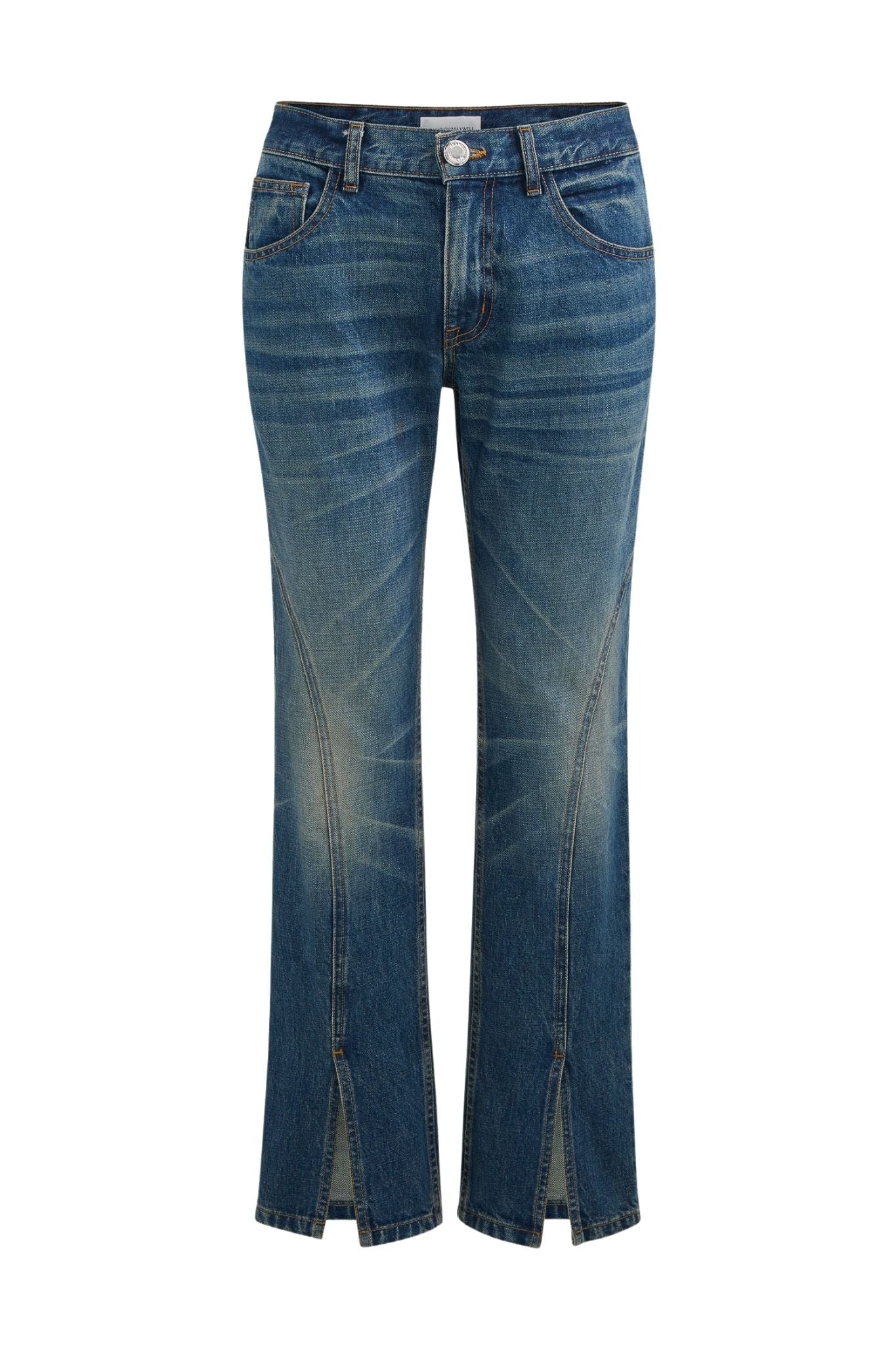 Brandon Maxwell Campbell 5 Pocket Jean w/ Spiral Seam - Vermillion