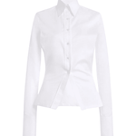 Brandon Maxwell Ceci Button Down - Vermillion