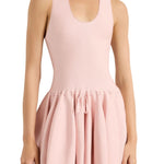 Brandon Maxwell Cleo Knit MIni Dress - Vermillion