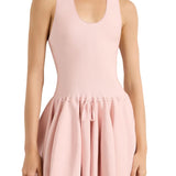 Brandon Maxwell Cleo Knit MIni Dress - Vermillion