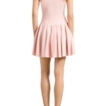 Brandon Maxwell Cleo Knit MIni Dress - Vermillion