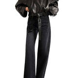 Brandon Maxwell Collins Cropped Leather Trench Coat - Vermillion