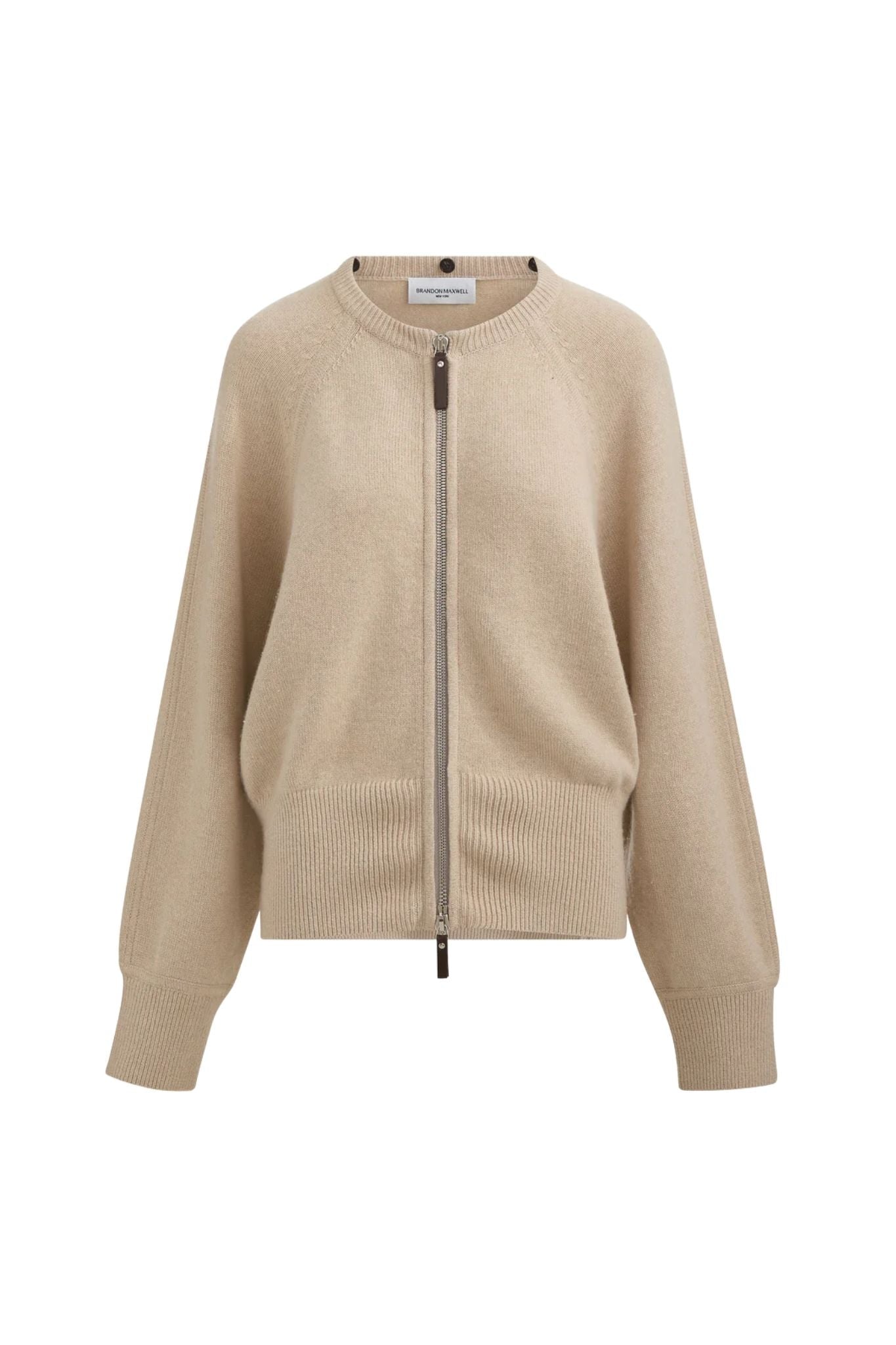 Brandon Maxwell Conrad Knit Jacket - Vermillion