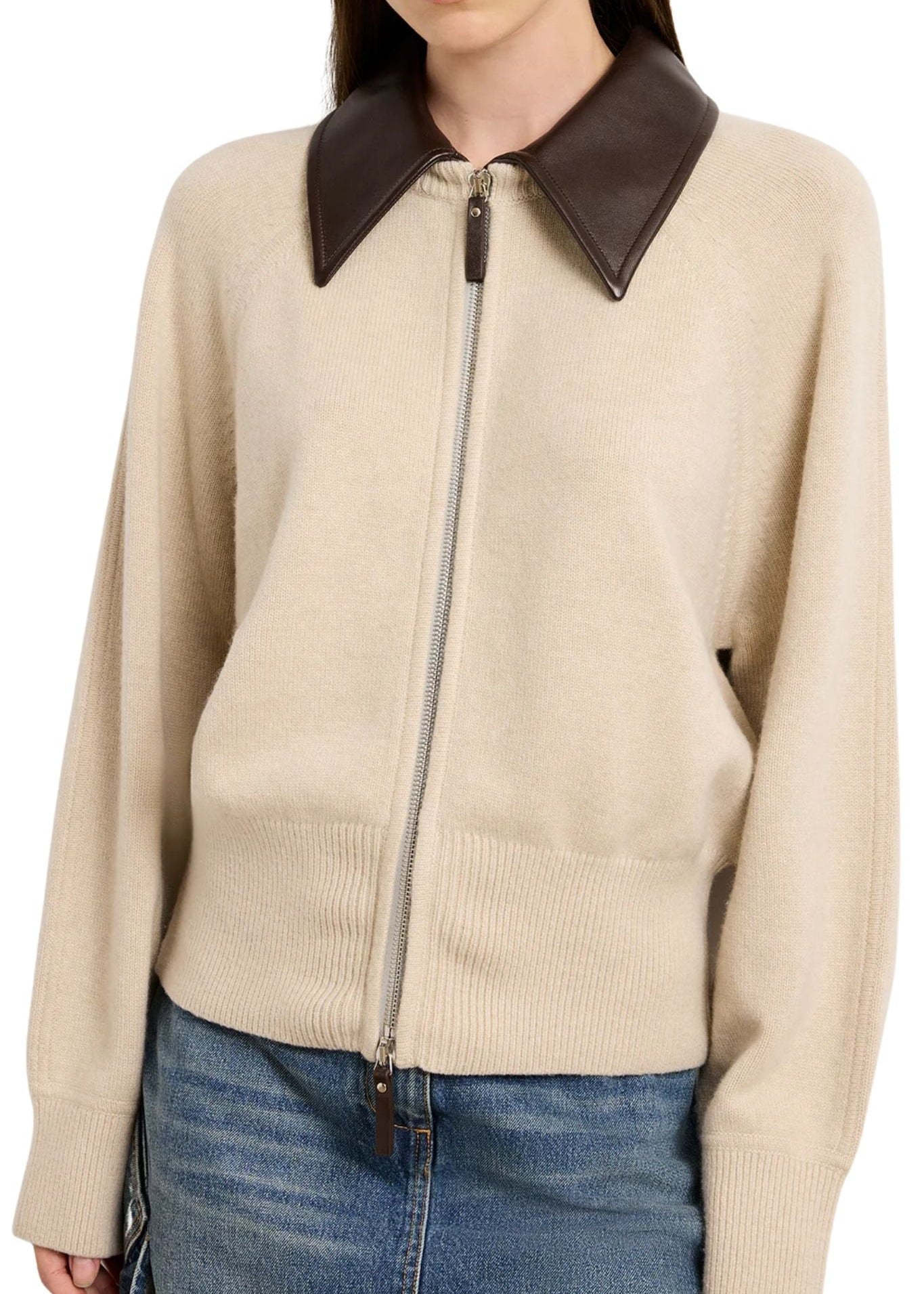 Brandon Maxwell Conrad Knit Jacket - Vermillion