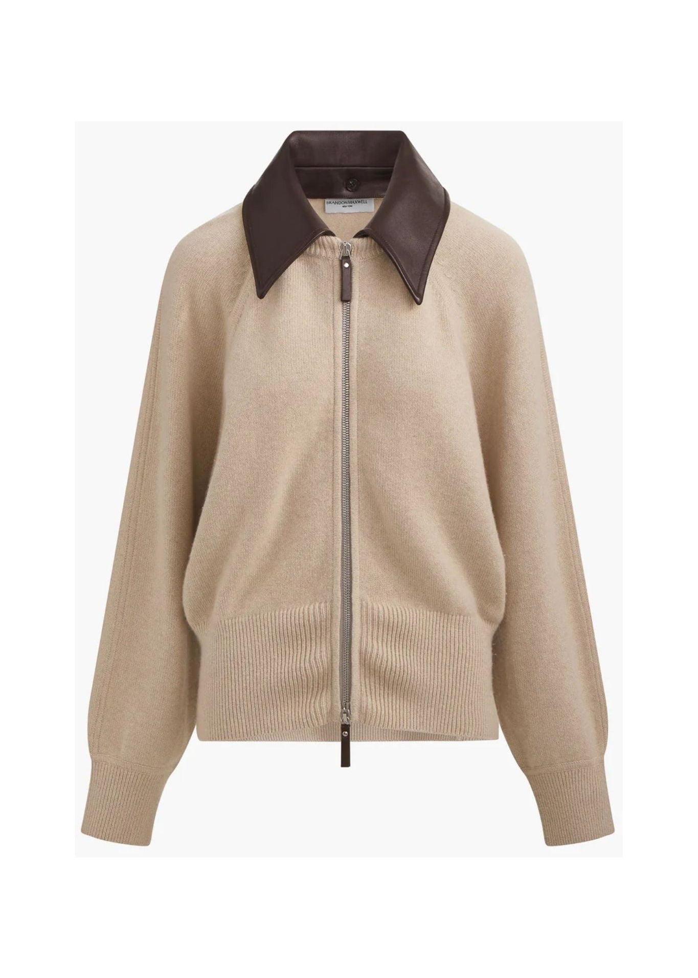 Brandon Maxwell Conrad Knit Jacket - Vermillion