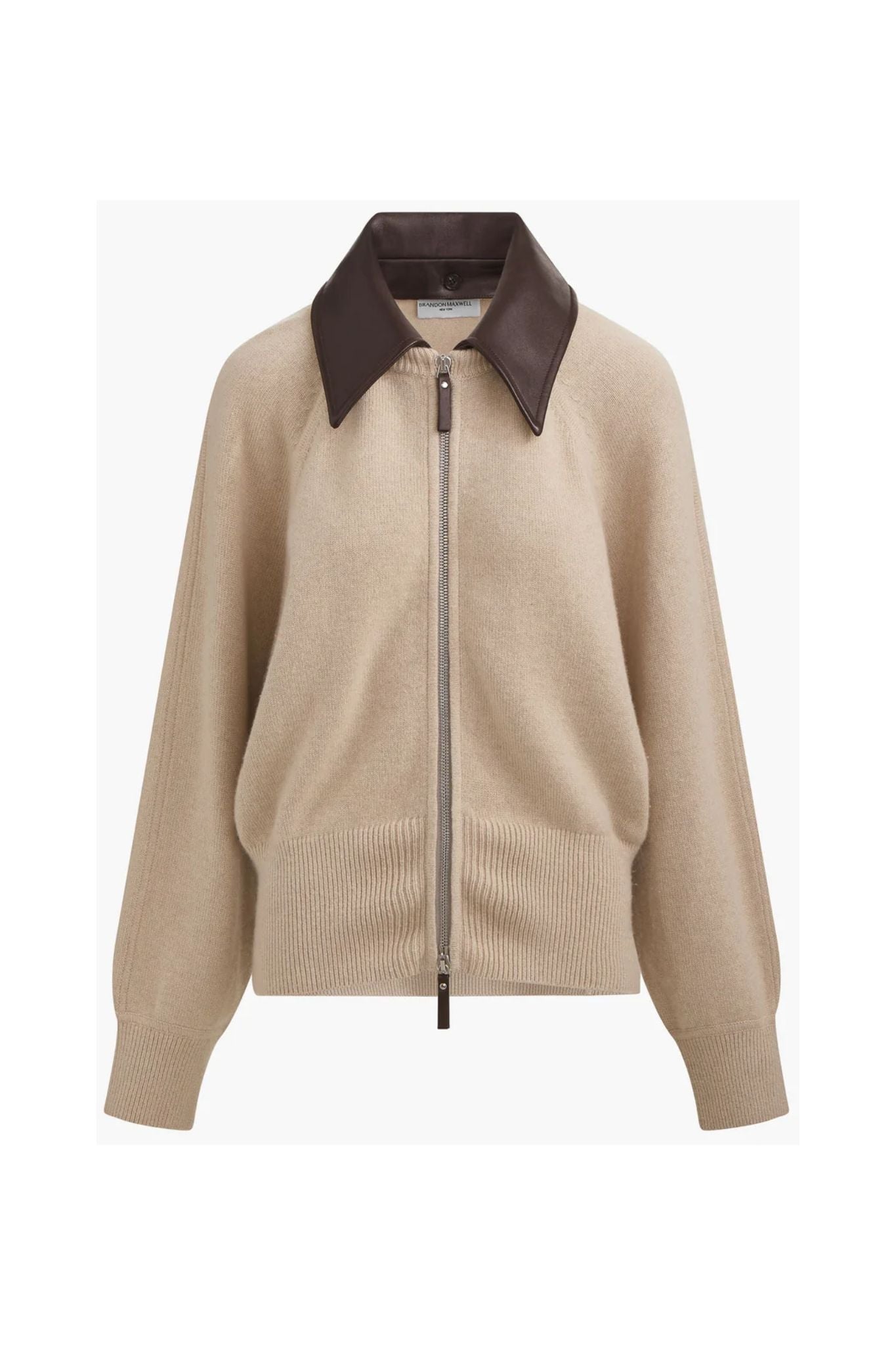 Brandon Maxwell Conrad Knit Jacket - Vermillion