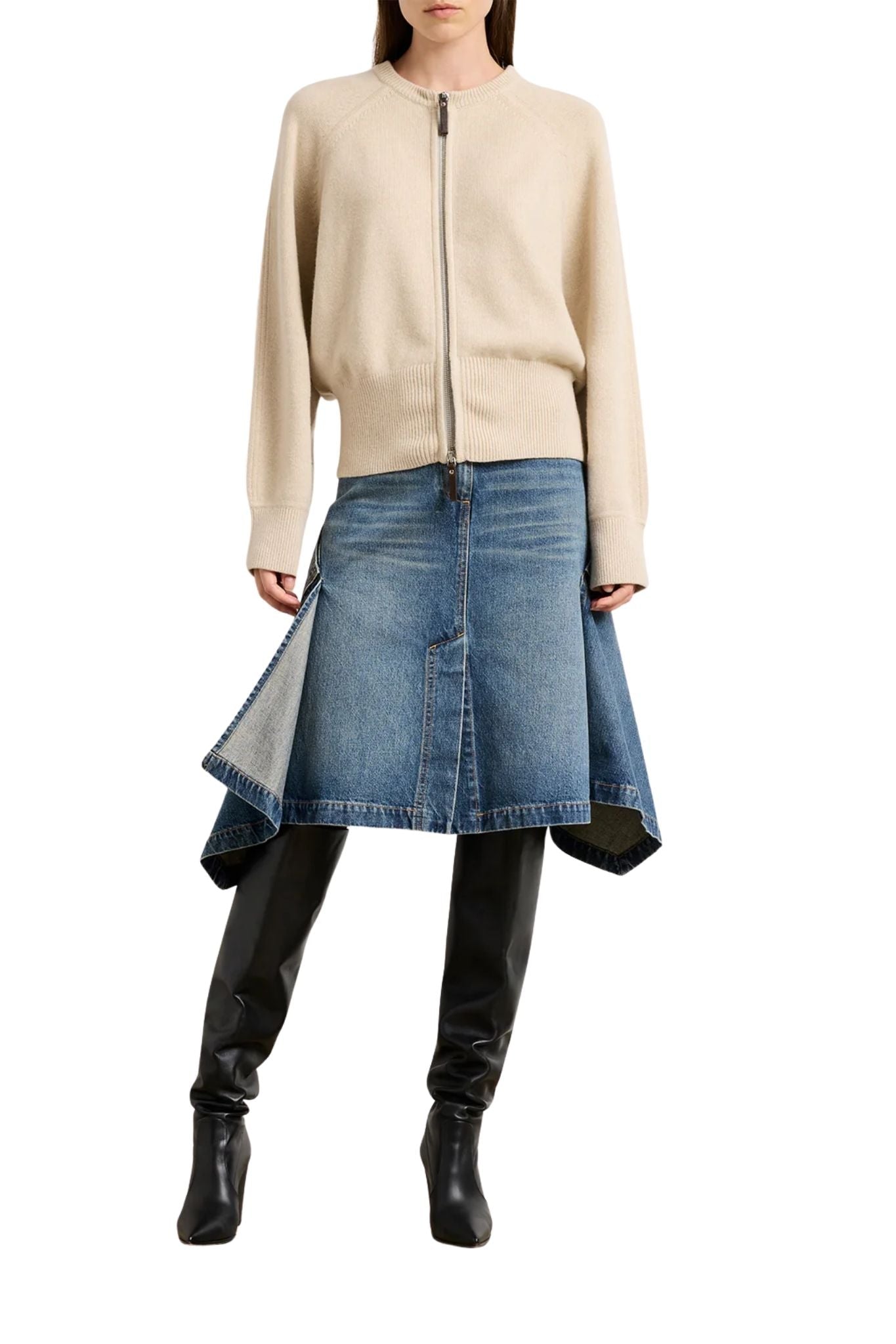 Brandon Maxwell Conrad Knit Jacket - Vermillion