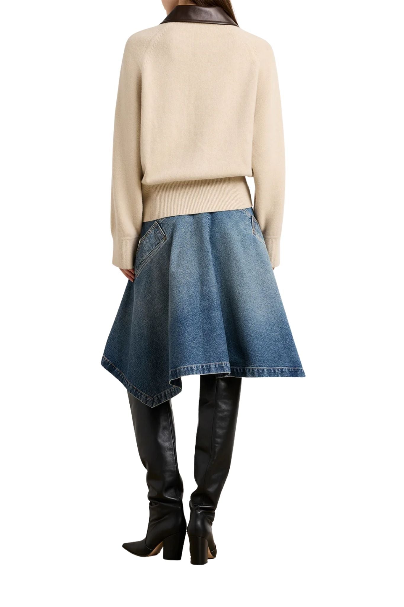 Brandon Maxwell Conrad Knit Jacket - Vermillion