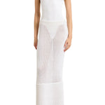 Brandon Maxwell Dahlia Knit Bodysuit - Vermillion